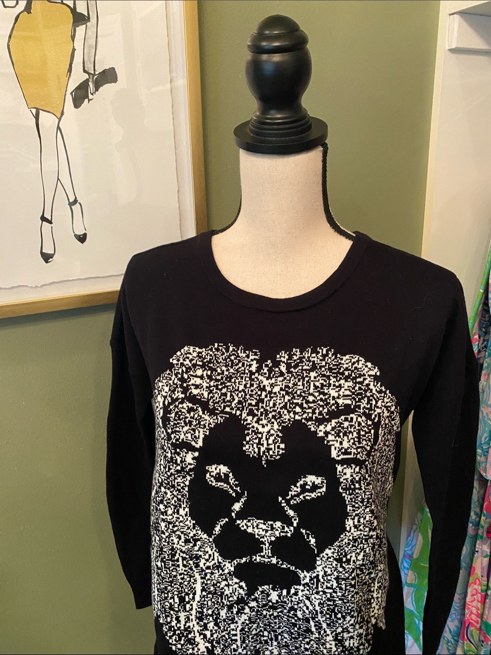 Chic CAbi Leo the Lion sweater